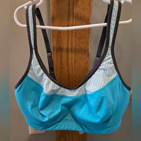 PINK Victoria's Secret Other - Victoria Secret Sports Bra 34C Underwire Teal Womens Deadstock Retro Vsx